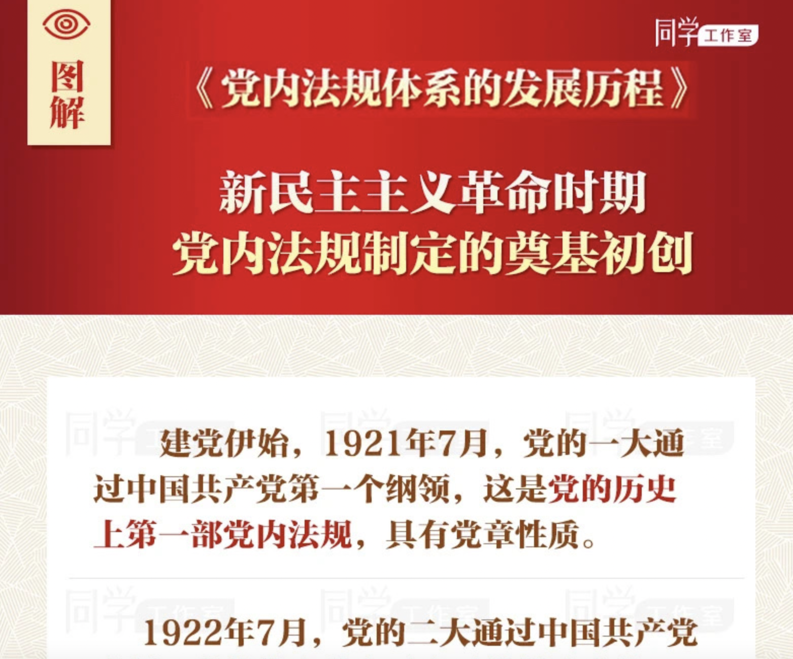 党内法规体系的发展历程